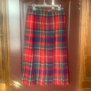 Vintage Talbots tartan skirt